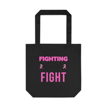 Load image into Gallery viewer, Fighting My Best Fight Breast Cancer Cotton Tote Bag